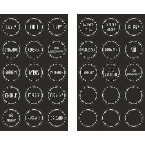 Set van 12 x pot 120ml + 30 etiketten voor het labelen van kruiden - 5 ['stickers voor kruiden', ' etiketten voor potten', ' etiketten voor containers', ' stickers voor kruidencontainers', ' stickers voor kruiden', ' zwarte stickers voor kruiden', ' zelfklevende etiketten voor kruiden', ' stickers voor potten', ' potten', ' kleine potten', ' potje', ' glazen pot', ' glazen potten', ' pot met deksel', ' potten voor kruiden', ' pot voor kruiden', ' pot 120ml']