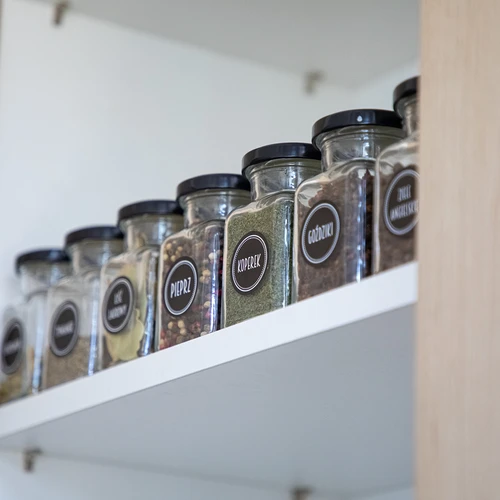 Set van 12 x pot 150ml + 30 etiketten voor het labelen van kruiden - 13 ['stickers voor kruiden', ' etiketten voor potten', ' etiketten voor containers', ' stickers voor kruidencontainers', ' stickers voor kruiden', ' zwarte stickers voor kruiden', ' zelfklevende etiketten voor kruiden', ' stickers voor potten', ' potten', ' kleine potten', ' potje', ' glazen pot', ' glazen potten', ' pot met deksel', ' potten voor kruiden', ' pot voor kruiden', ' pot 150 ml']