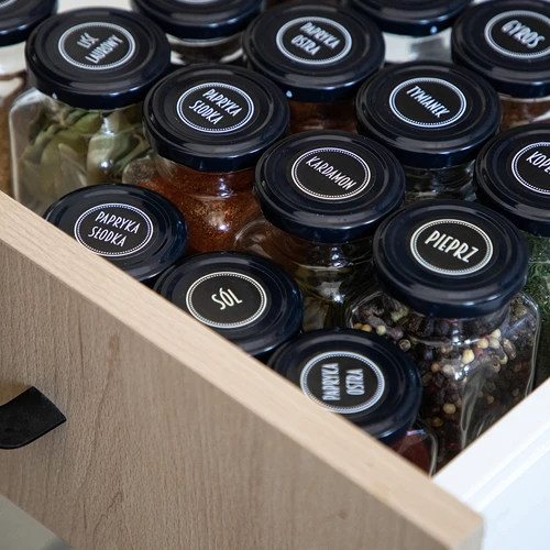 Set van 12 x pot 150ml + 30 etiketten voor het labelen van kruiden - 14 ['stickers voor kruiden', ' etiketten voor potten', ' etiketten voor containers', ' stickers voor kruidencontainers', ' stickers voor kruiden', ' zwarte stickers voor kruiden', ' zelfklevende etiketten voor kruiden', ' stickers voor potten', ' potten', ' kleine potten', ' potje', ' glazen pot', ' glazen potten', ' pot met deksel', ' potten voor kruiden', ' pot voor kruiden', ' pot 150 ml']