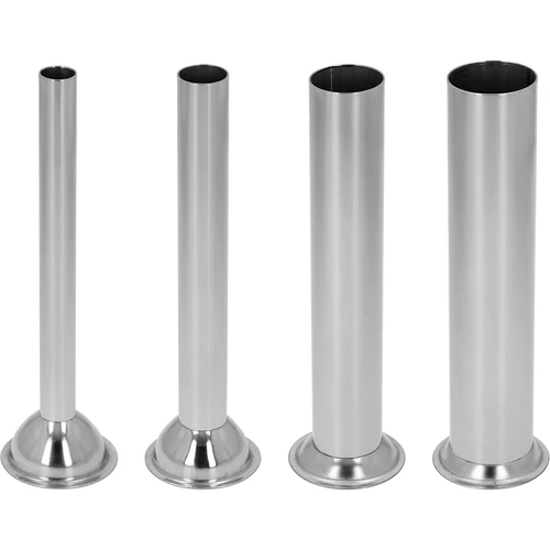 Set van roestvrijstalen trechters voor verticale vulmachines Browin van 3, 5, 7 L, 4 stuks  - 1 ['trechters voor vulmachines', ' reserve trechters voor vulmachines', ' trechters voor verticale vulmachines', ' roestvrijstalen trechters voor vulmachines', ' vultrechters', ' slagerijtrechters', ' thuis slagerij', ' slagerijtrechters met verschillende diameters', ' accessoires voor vulmachines', ' stalen trechters voor vulmachines', ' stevige trechters voor vulmachines']
