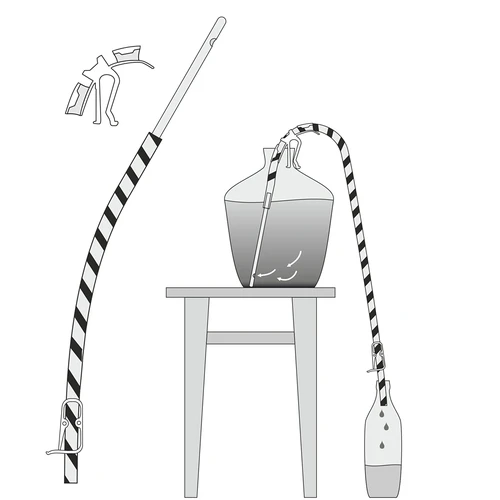 Set voor het aftappen van wijn met handvat en klem - 10 ['slang voor het aftappen van wijn', ' wijn aftappen', ' wijn aftappen van bezinksel', ' slang voor het aftappen van wijn van bezinksel', ' set voor het aftappen van wijn van bezinksel', ' set voor het aftappen van wijn', ' wijn aftappen']