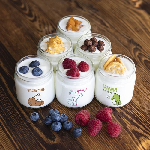 Set yoghurtmaker en potjes voor kinderen - 12 ['yoghurts voor kinderen', ' yoghurtmaker', ' machine om yoghurt te maken', ' yoghurt maken', ' zelfgemaakte yoghurt', ' yoghurt voor kinderen']