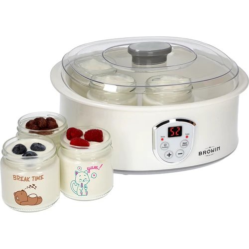 Set yoghurtmaker en potjes voor kinderen  - 1 ['yoghurts voor kinderen', ' yoghurtmaker', ' machine om yoghurt te maken', ' yoghurt maken', ' zelfgemaakte yoghurt', ' yoghurt voor kinderen']