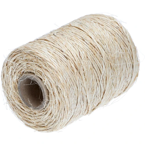 Sisal touw 1,8 mm/115 m/250 g - 2 ['sisal touw', ' sisal touw', ' touw voor tomaten', ' touw voor komkommers', ' natuurlijk touw', ' ecotouw', ' touw voor macramé', ' touw voor binden', ' touw voor handwerk']