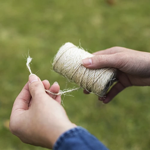 Sisal touw 1,8 mm/115 m/250 g - 6 ['sisal touw', ' sisal touw', ' touw voor tomaten', ' touw voor komkommers', ' natuurlijk touw', ' ecotouw', ' touw voor macramé', ' touw voor binden', ' touw voor handwerk']