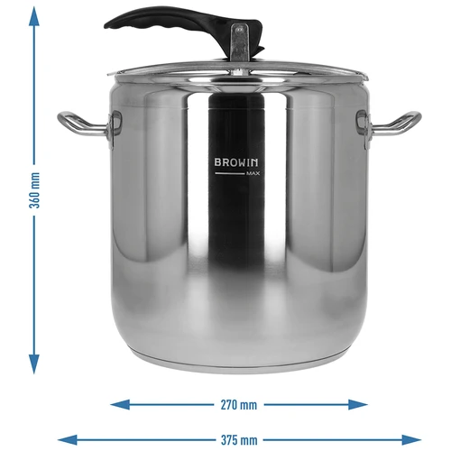 Snelkookpan 17 L - 6 ['snelkookpan', ' koken in een snelkookpan', ' roestvrijstalen pan', ' snelkookpan voor inductie', ' gerechten uit de snelkookpan', ' gezonde maaltijden', ' als cadeau', ' modern koken', ' snel koken', ' must-have in de keuken', ' professioneel koken', ' snel en gezond koken', ' ideale pan', ' waarom een snelkookpan hebben', ' voordelen van een snelkookpan', ' pan 17 liter']