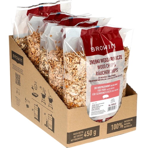 Spaanders voor roken/grillen 70% els + 30% beuk, 450 g, kl. 8 - 3 ['rokerijspaanders', ' spaanders voor roken', ' spaanders voor barbecue', ' spaanders voor grillen', ' rookaroma', ' spaanders voor varkensvlees', ' elzen- en beukenspaanders', ' mix voor varkensvlees', ' elzen-beukenspaanders', ' spaanders voor het roken van ham', ' spaanders voor steaks', ' spaanders voor rokerij', ' roken van varkensvlees', ' grillen van vlees', ' gerookte ham', ' voor rokerij', ' welke spaanders']