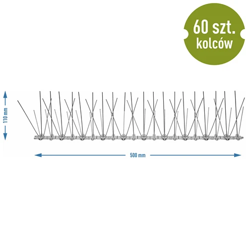 Spikes tegen vogels, op plastic strip, 10 stuks - 9 ['vogelafschrikker', ' anti-vogelspikes', ' spikes tegen vogels', ' metalen afschrikspikes', ' stalen spikes tegen duiven', ' spikes voor vensterbank', ' strip met spikes tegen vogels', ' strip met spikes voor vogels', ' plastic strips voor vogels', ' bescherming tegen vogels', ' bescherming tegen duiven', ' bescherming van gevel tegen vogels', ' vogels afschrikken', ' schone vensterbank', ' spikes op plastic strip', ' set spikes voor vogels', ' effectieve bescherming tegen duiven', ' vogels', ' afschrikspikes voor vogels', ' strips om vogels af te schrikken', ' hoe vogels effectief af te schrikken', ' spikes veilig voor vogels', ' strips met spikes veilig voor vogels']