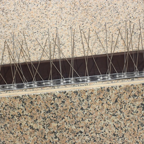 Spikes voor vogels, op metalen strip, 10 stuks - 12 ['vogelafschrikker', ' vogelspikes', ' spikes tegen vogels', ' metalen afschrikspikes', ' stalen spikes tegen duiven', ' spikes voor vensterbank', ' strip met spikes tegen vogels', ' strip met spikes voor vogels', ' roestvrije strips voor vogels', ' bescherming tegen vogels', ' bescherming tegen duiven', ' bescherming van gevel tegen vogels', ' vogels afschrikken', ' schone vensterbank', ' spikes op metalen strip', ' set spikes voor vogels', ' effectieve bescherming tegen duiven', ' vogels', ' afschrikspikes voor vogels', ' strips om vogels af te schrikken', ' hoe vogels effectief af te schrikken', ' spikes veilig voor vogels', ' strips met spikes veilig voor vogels']