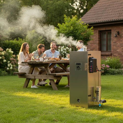 Stalen dragON-rookoven 220 L – met digitale controller - 13