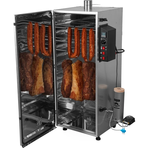 Stalen dragON-rookoven 220 L – met digitale controller - 4