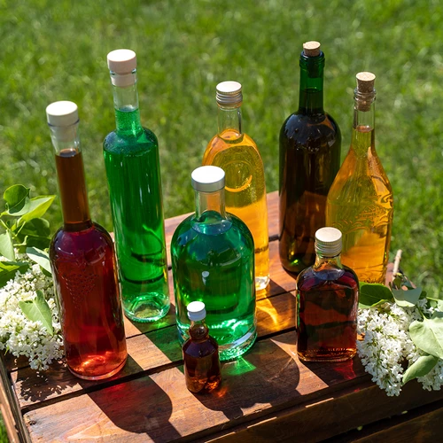 Staromiejska fles 500ml met dop, 6 stuks - 10 ['fles voor likeuren', ' fles voor wodka', ' decoratieve fles']