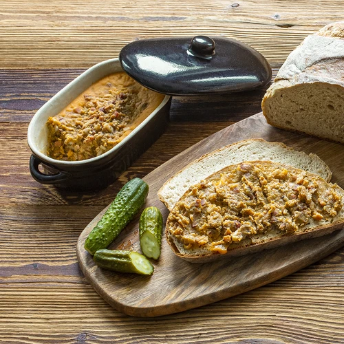 Steengoed - pot voor reuzel, langwerpig met deksel 0,75L - 4 ['potten voor reuzel', ' pot voor reuzel', ' aardewerken pot voor reuzel', ' steengoed pot voor reuzel', ' steengoed pot voor reuzel', ' pot voor reuzel steengoed\r\n']