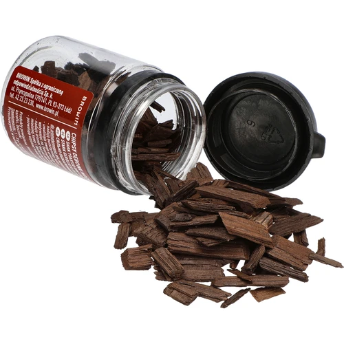 Sterk geroosterde eiken vlokken, 20 g - 4 ['sterk geroosterde eiken chips', ' eiken chips', ' eiken vlokken', ' vlokken voor wijn', ' eiken vlokken voor wijn', ' wijn verouderen', ' wijn aromatiseren', ' voor alcohol', ' toevoegingen voor alcohol', ' smaaktoevoegingen']