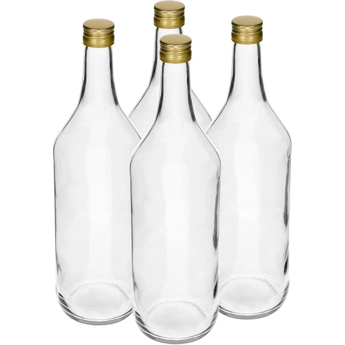 Tafel Fles 1 L met dop fi28 - 4 stuks  - 1 ['fles voor wodka', ' flessen voor wodka', ' tafel flessen', ' monopolfles', ' monopolfles', ' tafel fles 1000 ml', ' doorzichtige fles', ' flessen 1 L', ' literflessen', ' doorzichtige fles met dop', ' fles voor sap', ' tafel fles met dop', ' flessen met doppen', ' flessen voor dranken']