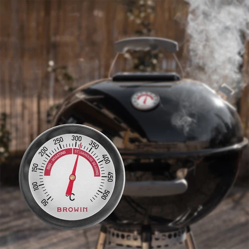Thermometer voor grill en BBQ, van 50 tot +500°C, bimetalen, 5,3cm - 6 ['thermometer voor grill en BBQ', ' culinair thermometer voor grill', ' welke thermometer voor BBQ', ' welke thermometer voor grill', ' hoe de temperatuur op de grill meten', ' welke grilltemperatuur', ' bimetalen thermometer voor grill', ' thermometer tot +500°C', ' beste thermometer voor grill', ' thermometer voor grilldeksel', ' cadeau-idee', ' thermometer voor bakken', ' thermometers voor bbq', ' grill', ' thermometer voor rookoven']