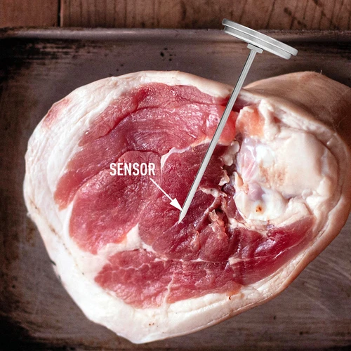 Thermometer voor hamkoker 0,8 kg (0°C tot +120°C) 9,0cm - 6 ['thermometer voor hamkoker', ' voor vleeswaren', ' voor vlees', ' voor gerechten', ' voor koken', ' hamkoker 0', '8 kg', ' accessoires voor hamkoker', ' thermometer met gekleurde wijzerplaat', ' keukenthermometer']