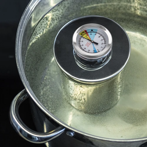 Thermometer voor hamkoker 0,8 kg (0°C tot +120°C) 9,0cm - 5