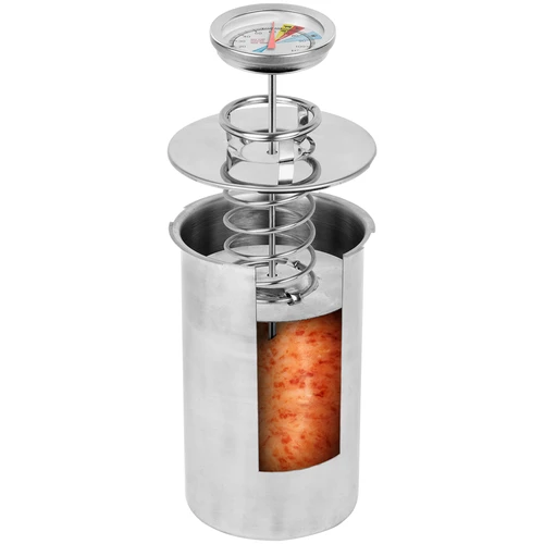 Thermometer voor hamkoker 1,5kg en 3kg (0°C tot +120°C) 12,5cm - 2 ['vleesthermometer', ' voor hamkoker', ' voor hamkoker', ' hamkoker', ' thermometer voor het pocheren van vleeswaren', ' hamkoker 1', '5 kg en 3 kg', ' gekleurde wijzerplaat', ' gerechten uit de hamkoker', ' gerechten uit de hamkoker']