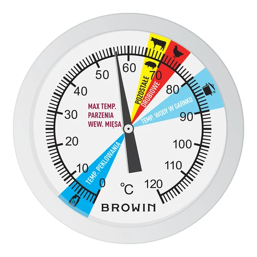 Thermometer voor hamkoker 1,5kg en 3kg (0°C tot +120°C) 12,5cm - 3 ['vleesthermometer', ' voor hamkoker', ' voor hamkoker', ' hamkoker', ' thermometer voor het pocheren van vleeswaren', ' hamkoker 1', '5 kg en 3 kg', ' gekleurde wijzerplaat', ' gerechten uit de hamkoker', ' gerechten uit de hamkoker']