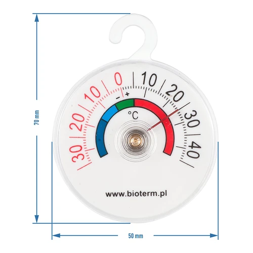 Thermometer voor koelkasten en vriezers (-35°C tot +45°C) Ø 5cm - 2 ['bimetaalthermometer', ' keukenthermometer', ' culinaire thermometer', ' koelkastthermometer', ' koelkastthermometer', ' vriezerthermometer', ' koelkastthermometers', ' koelkastthermometers', ' koelkastthermometers']