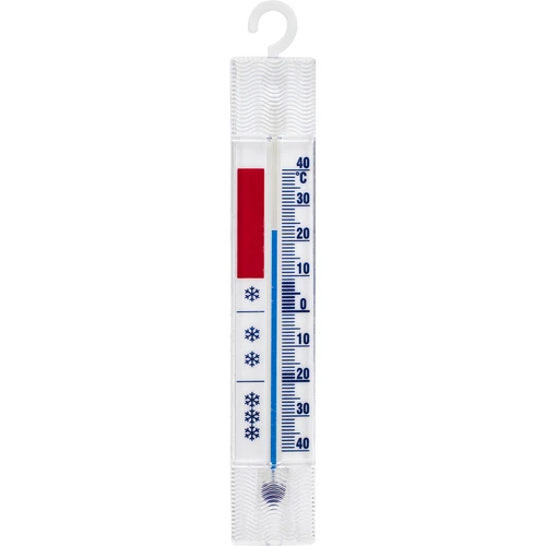Thermometer voor koelkasten en vriezers (-40°C tot +40°C) 15cm  - 1 ['thermometer voor koelkasten', ' thermometer voor vriezers', ' kwikvrije thermometer', ' keukenthermometer', ' koelkastthermometers', ' vriezerthermometers', ' hangthermometer']