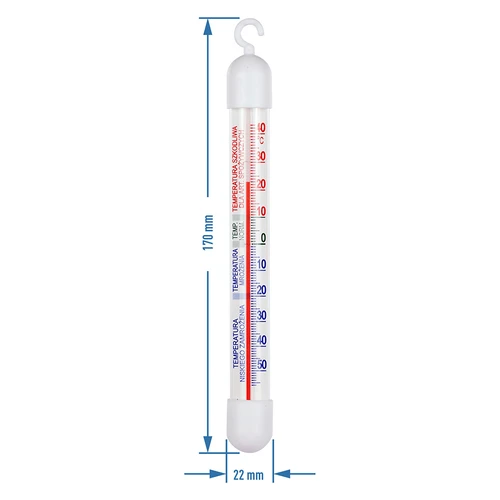 Thermometer voor koelkasten en vriezers (-50°C tot +40°C) 17cm - 2 ['thermometer voor koelkast', ' keuken thermometers', ' culinaire thermometers', ' keuken thermometer', ' culinaire thermometer', ' thermometer voor vriezer', ' thermometers voor vriezer', ' vloeistofthermometer', ' precieze thermometer', ' thermometer met capillair', ' thermometer voor huishoudelijke koelkasten en vriezers']