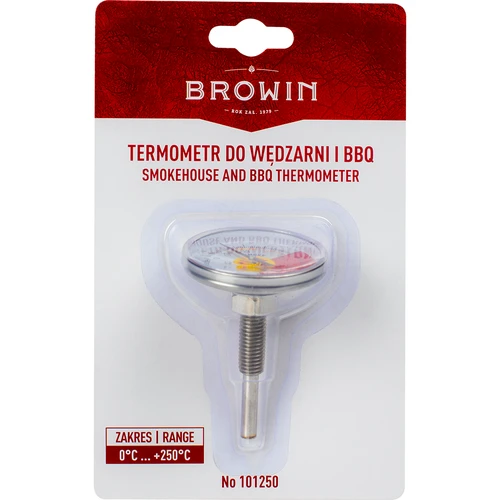 Thermometer voor rokerij en BBQ (0°C tot +250°C) 6,0cm - 6 ['rooktemperatuur', ' voor roken', ' grillthermometer', ' voor grillen', ' rookthermometer', ' rookthermometer', ' thermometer voor rokerij']