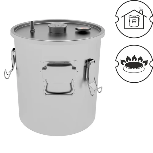 Thuisrokerij 5 kg - 8 ['rokerij in een pot', ' manier van vis roken', ' kaas roken', ' vlees roken', ' vis roken', ' roken thuis', ' roken zonder rook', ' gerookte zalm', ' gerookte kip', ' gerookte karper', ' thuisrokerij', ' roken thuis', '\r\nRokerij in een pot van 18l voor op een gasfornuis', ' rokerij voor op een gasfornuis']