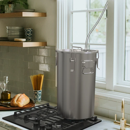 Thuisrokerij in een pot, 35 L, voor op het gasfornuis - 9 ['rokerij in een pot', ' rokerij op het fornuis', ' roken op gas', ' manier van vlees roken', ' worst roken', ' vis roken', ' kaas roken', ' roken thuis', ' roken zonder rook', ' gerookte zalm', ' gerookte kip', ' gerookte karper', ' thuisrokerij', ' roken thuis', ' rokerij in een pot 35 L', ' grote rokerij in een pot', ' hoge rokerij', ' moderne rokerij', ' welke rokerij te kopen']