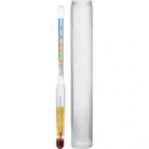 Alcoholmeter met thermometer
