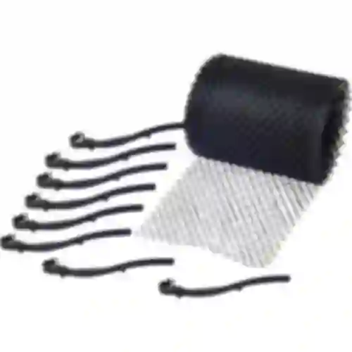 Beschermnet voor goot 0,16x6m + 15 clips