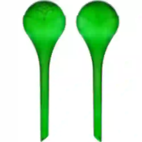 Bewateringsbollen voor planten, groen transparant, 400 ml, 2 stuks