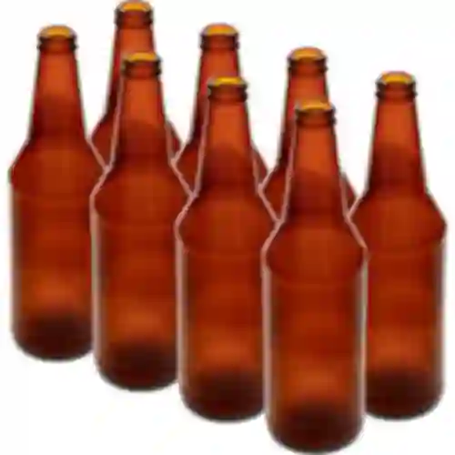 Bierfles 0,5 L - verpakking van 8 stuks