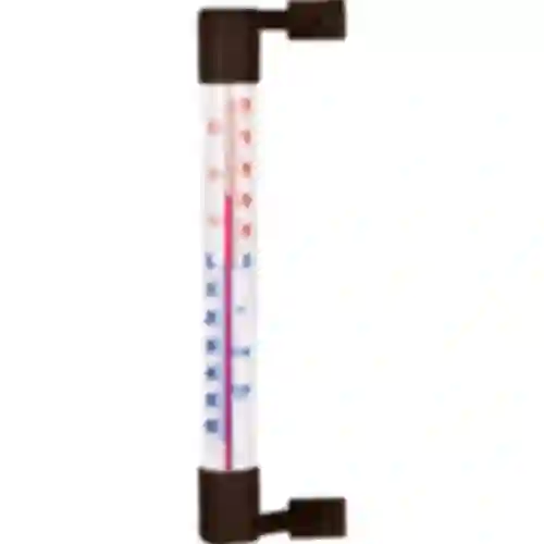 Bruine buitenthermometer (-50°C tot +50°C) 18cm