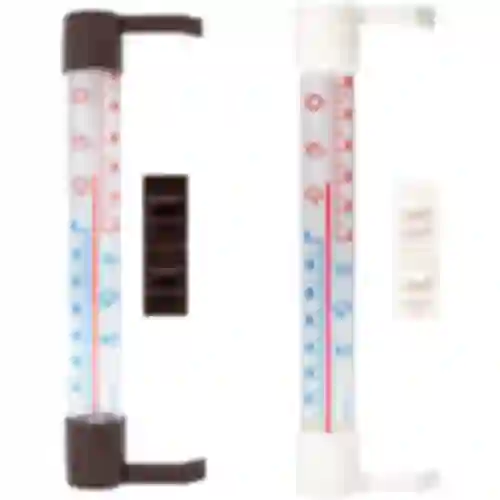 Buitenthermometer met transparante schaal (-70°C tot +50°C) 23cm mix