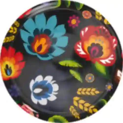 Deksel fi 66/4 zwart Folk - 10 stuks