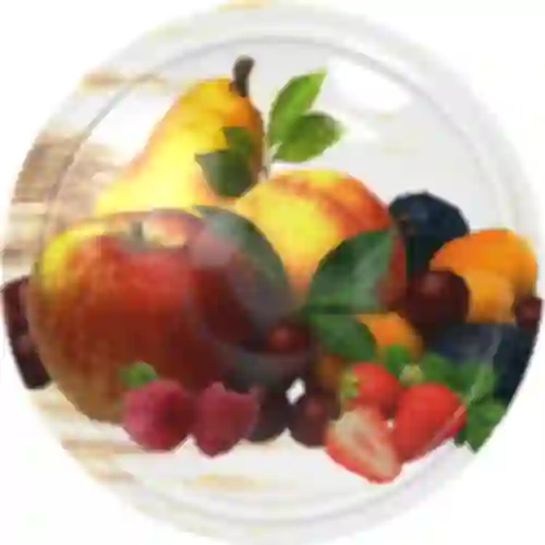Deksel fi 82/6 fruit op witte achtergrond - 10 stuks