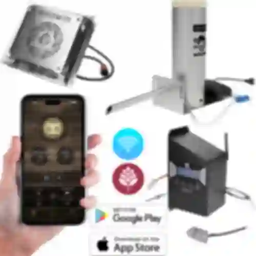 DragON kit voor rookovens - IQ modules met Wi-Fi en JET 1 LONG rookgenerator