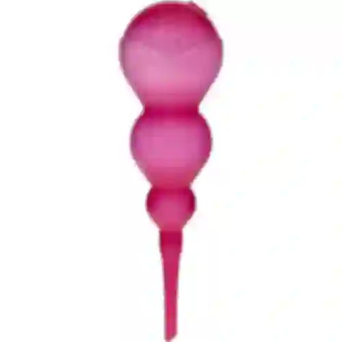 Drievoudige bewateringsbal (driekamer), transparant roze, 600 ml