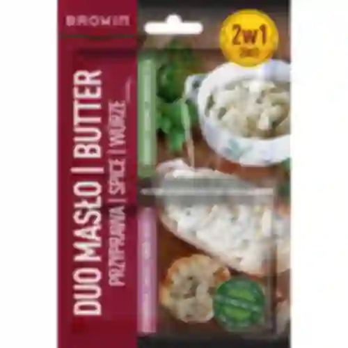 Duo Boter - knoflook- en kruidenkruiden 2 in 1, 2 x 12g