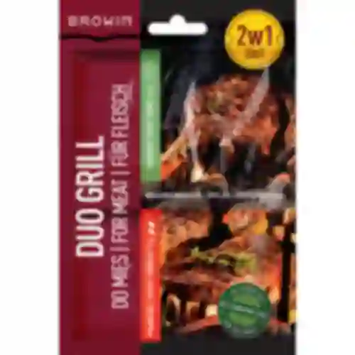 Duo Grill voor vlees, 2-in-1 kruidenmix, 2 x 12 g