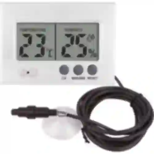 Elektronische thermometer en hygrometer voor terrarium (0°C tot +50°C) 5cm