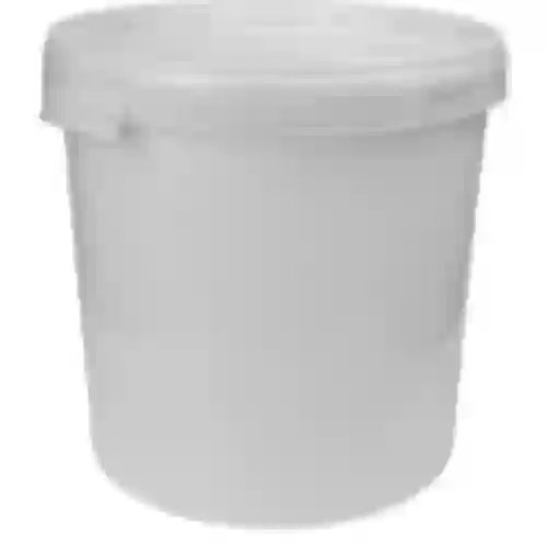 Fermentatiecontainer 30L, in witte kleur met 2 buisjes