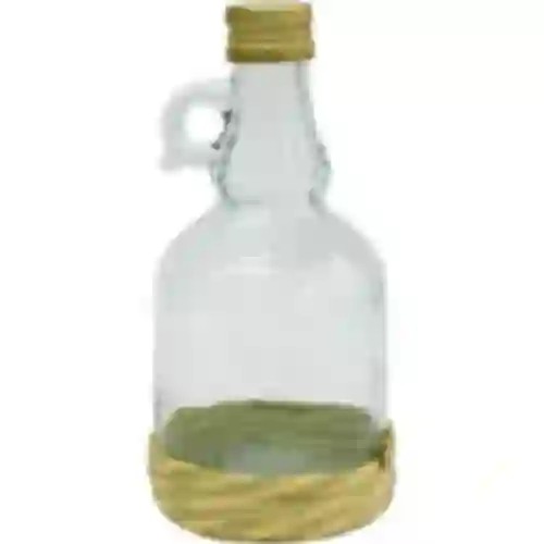 Fles Gallone 0,5 L in vlechtwerk, met dop