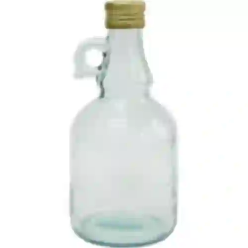 Fles Gallone zonder omhulsel, met dop 0,5 L