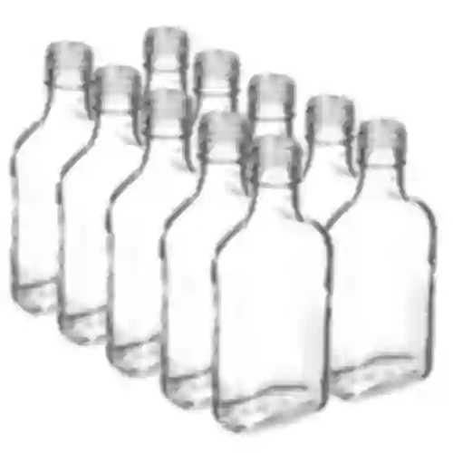Fles voor likeuren heupfles 200 ml - 10 stuks
