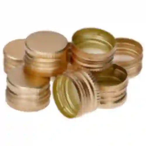 Flessendop fi 28/18 - goud - 8 stuks