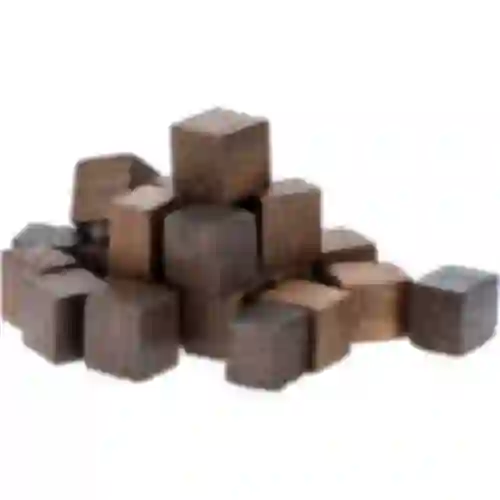 Franse eikenhouten blokjes, sterk geroosterd, gearomatiseerd - Whisky, 20g