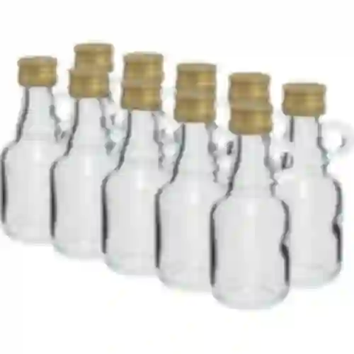 Gallonfles 40ml met dop - 10 stuks